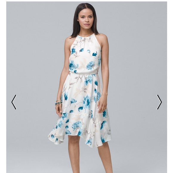 White House Black Market Dresses & Skirts - WHBM Floral Blouson dress